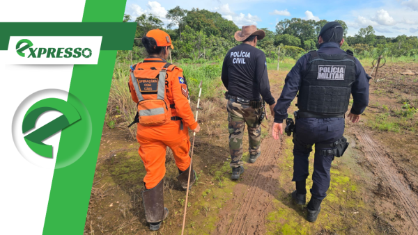 Corpo de homem desaparecido é encontrado enterrado em Diamantino; suspeitos são detidos