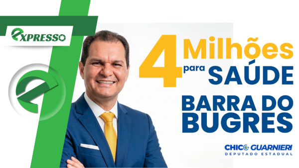 Chico Guarnieri destina R$ 4 milhões para reforçar custeio da saúde em Barra do Bugres